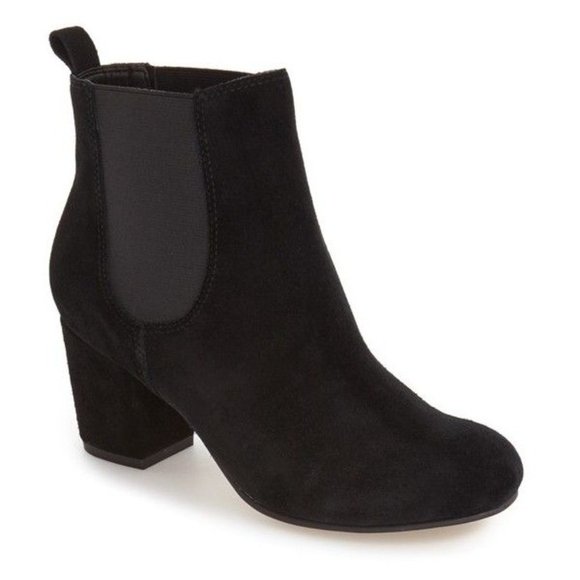 Sole Society Shoes - SOLE SOCIETY Mimi Chelsea black Boot E607